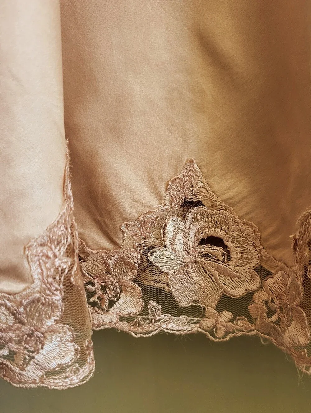 Vintage 100% Silk Blush Pink Robe & Nightgown Set | Sandwashed Silk
